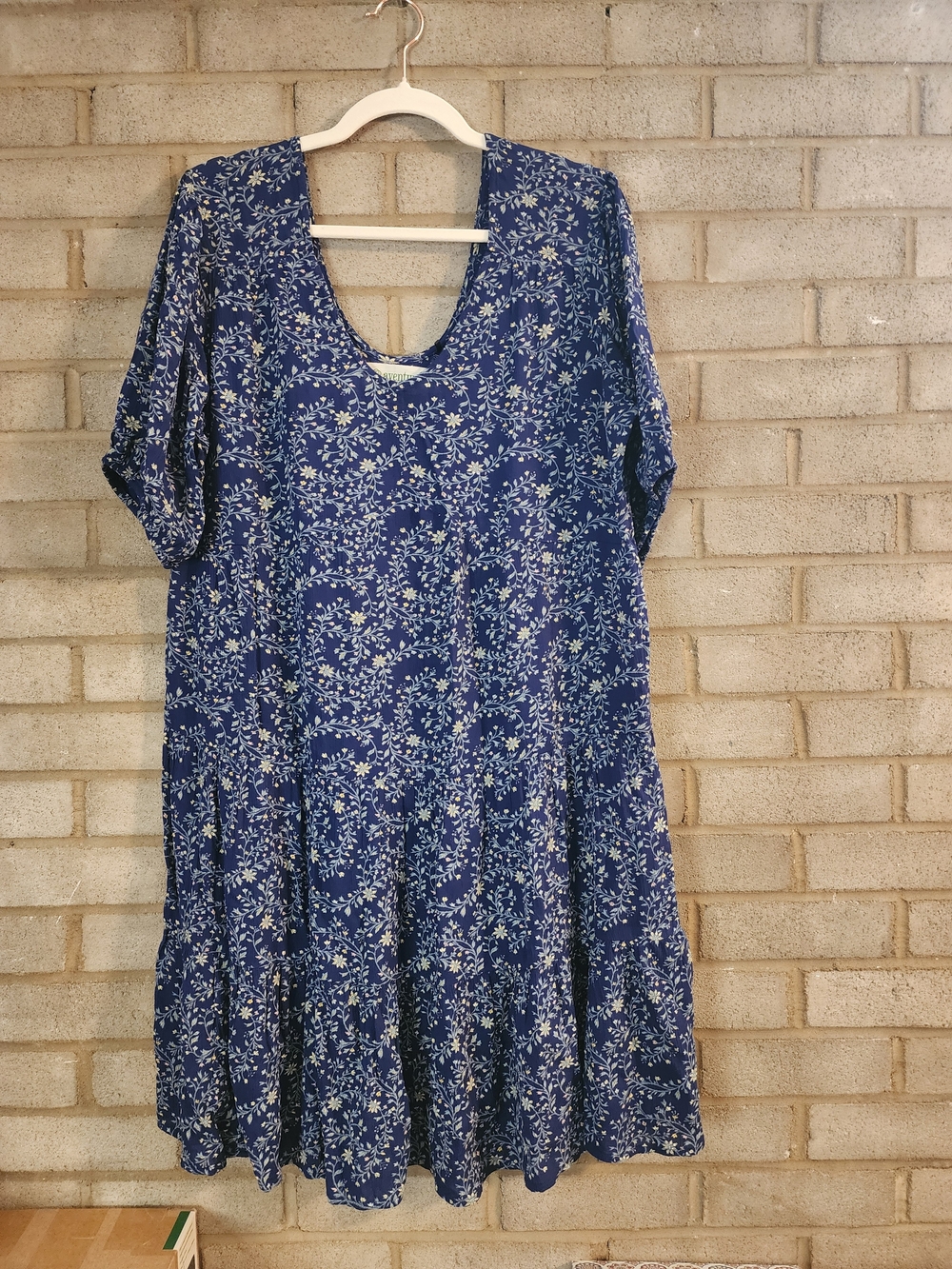 Aventura Navy Blue Floral Dress